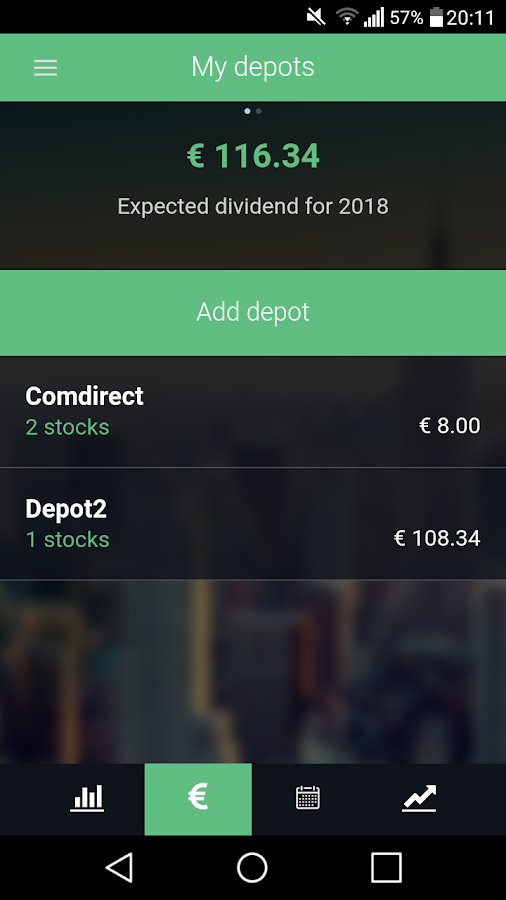 divTimer – dividend manager