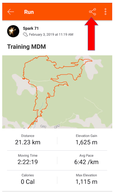 Strava to Relive