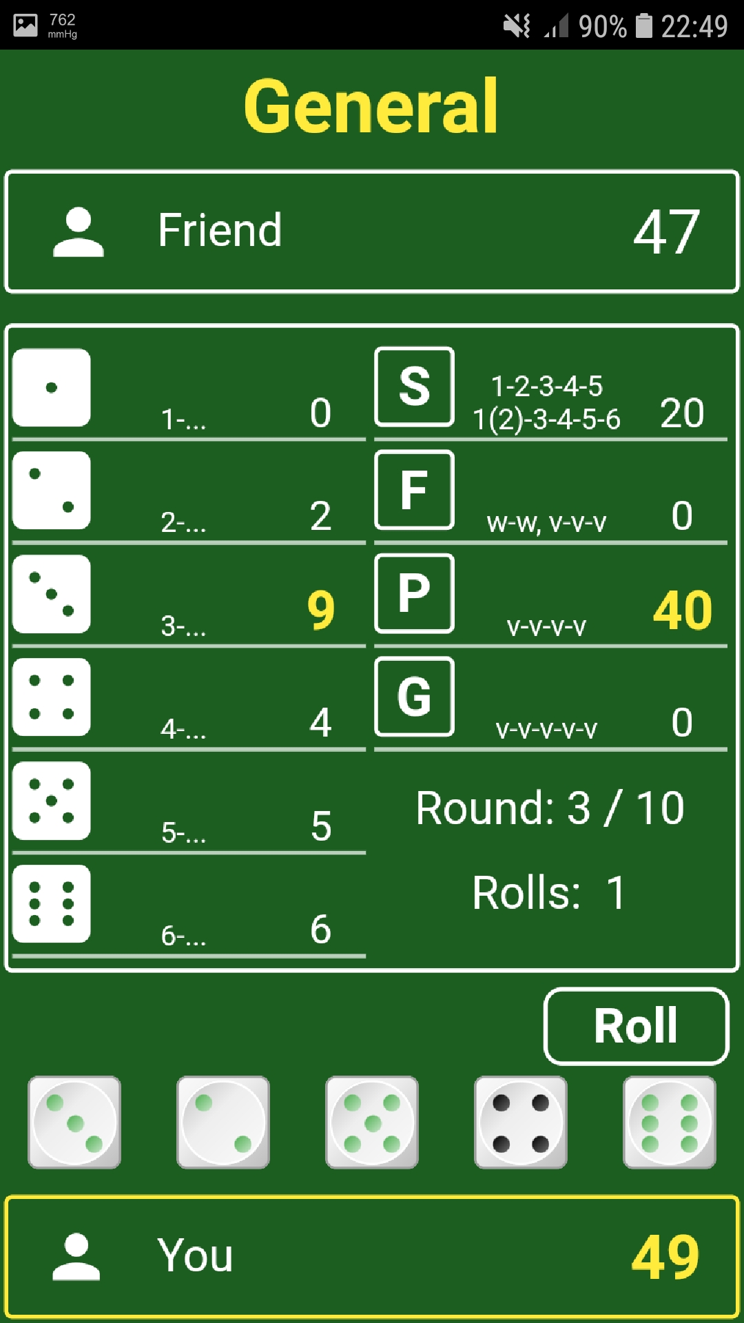 Dice Games – a set of games with dices