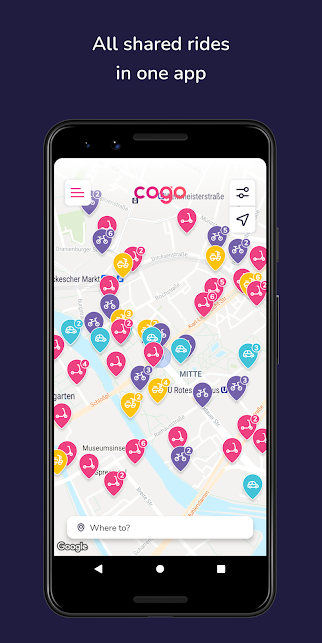 Cogo – E-scooters, bikes, cars and mopeds