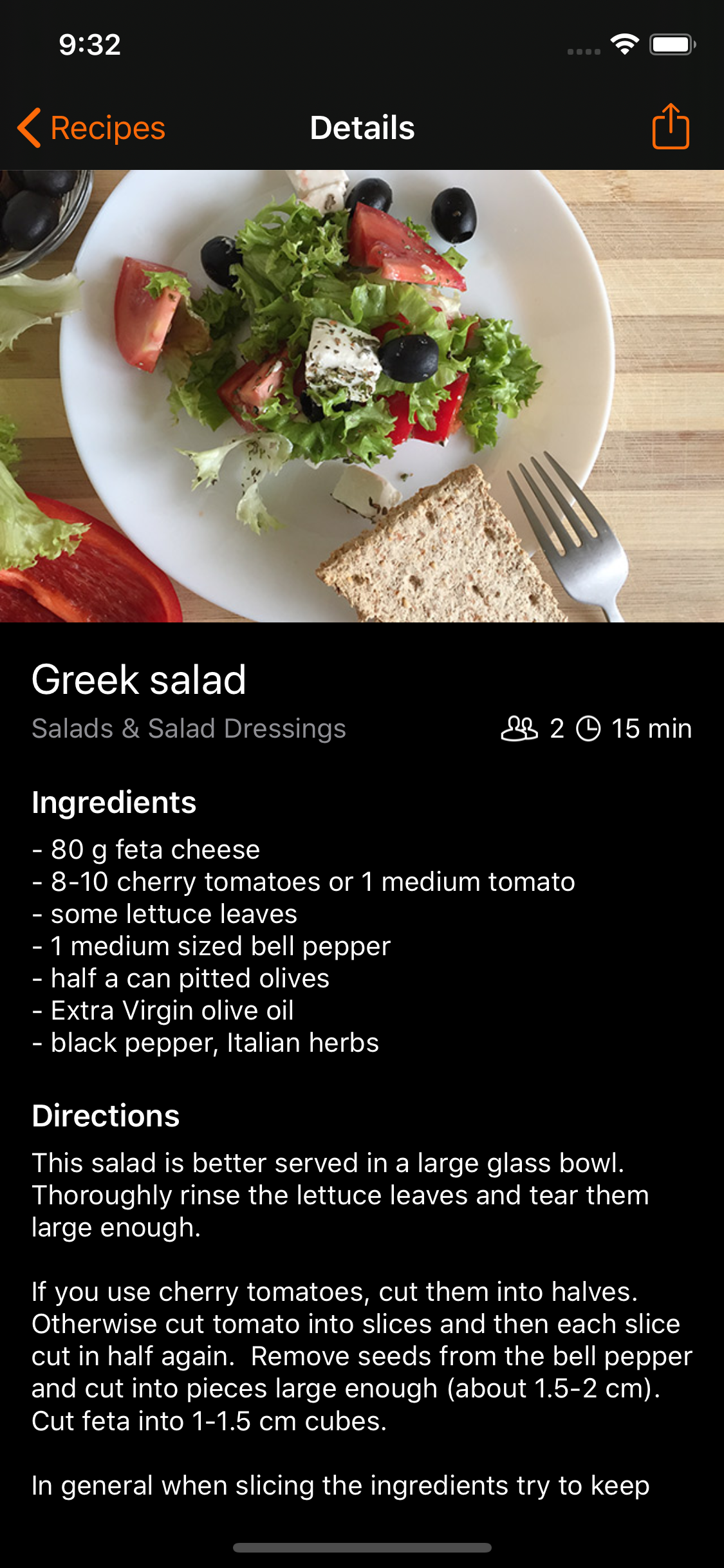 Cookbook – Recipes manager