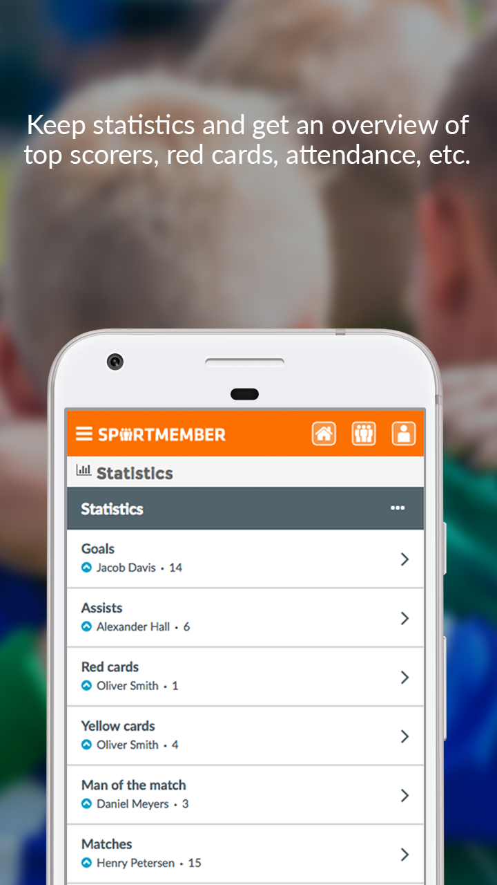 SportMember – Mobile team app