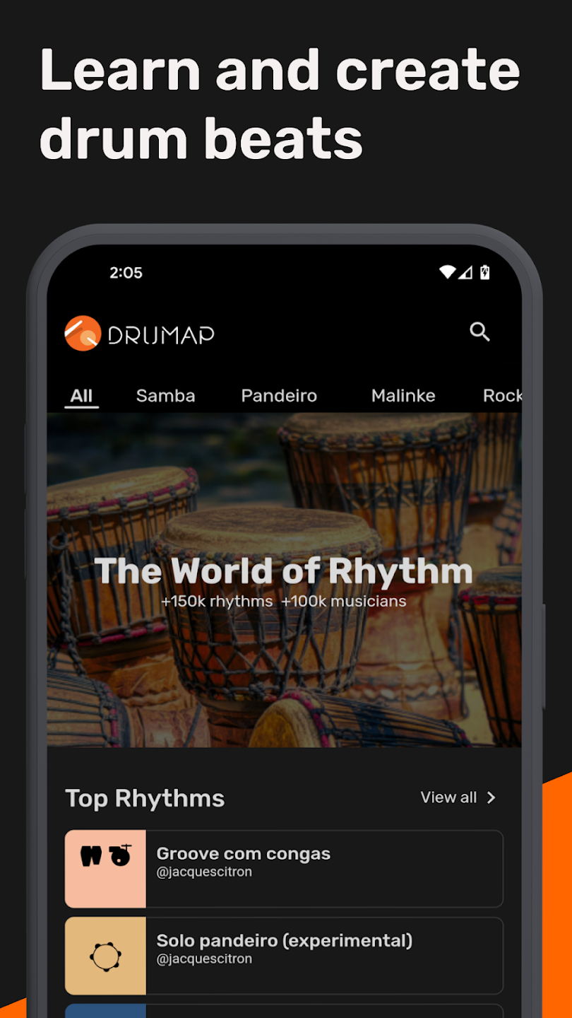 Drumap. The World of Rhythm